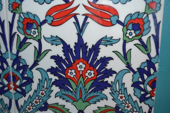 However, it was Jeff who lugged 56 of these tiles home from Turkey.  