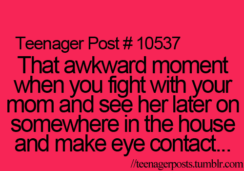 Neither one of us can hide in the bathroom