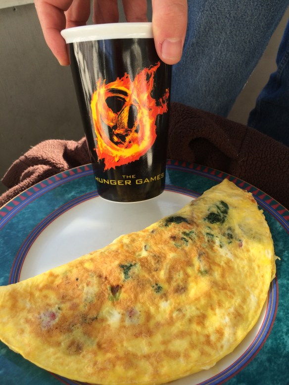 The post-colonoscopy meal washed down with a sense of humor.