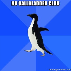 no gall bladder club