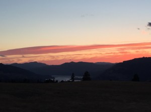 Mosier sunset